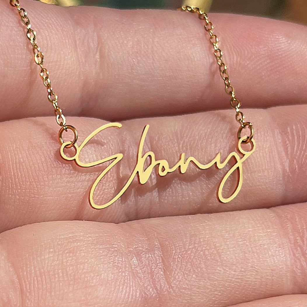 Signature Name Necklace