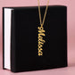 (New) Vertical Name Necklace