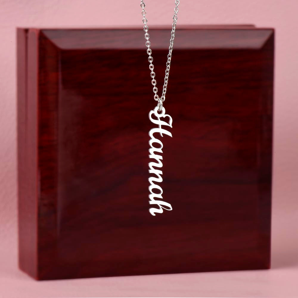 (New) Vertical Name Necklace