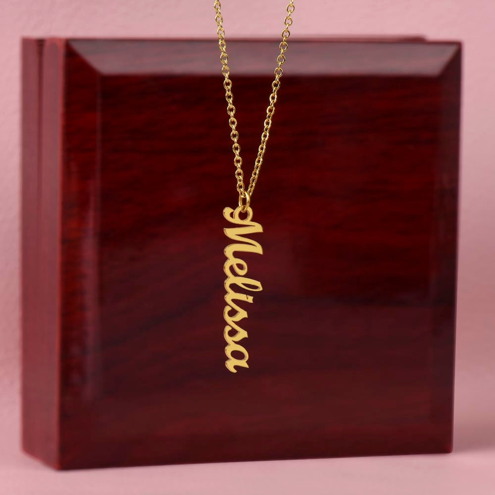 (New) Vertical Name Necklace